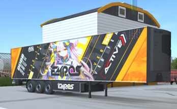 Truckers of europe 3 Refrigated Trailer skin.