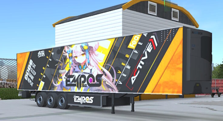 Truckers of europe 3 Refrigated Trailer skin.