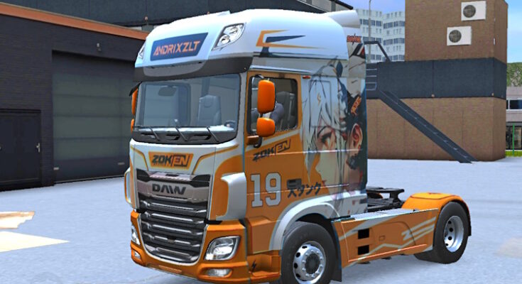 Truckers of europe 3 Dawn DF Anime skin.